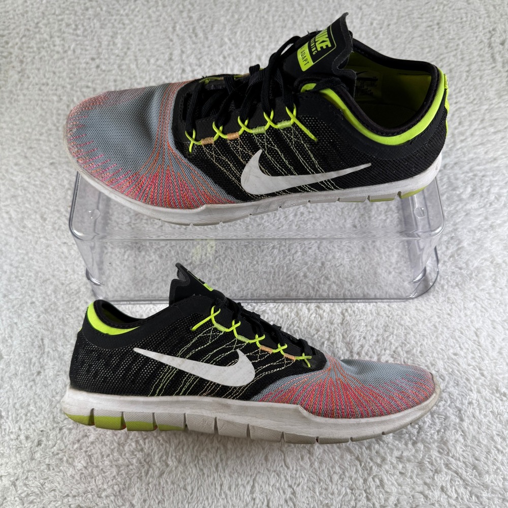 Nike Flex Adapt TR Training‎ Shoes Womens Size 8 Green Black Sneakers Running
